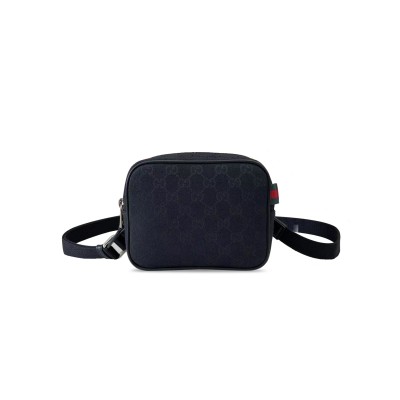 GUCCI GG CANVAS SHOULDER BAG 834268 (17.5*14*5cm)